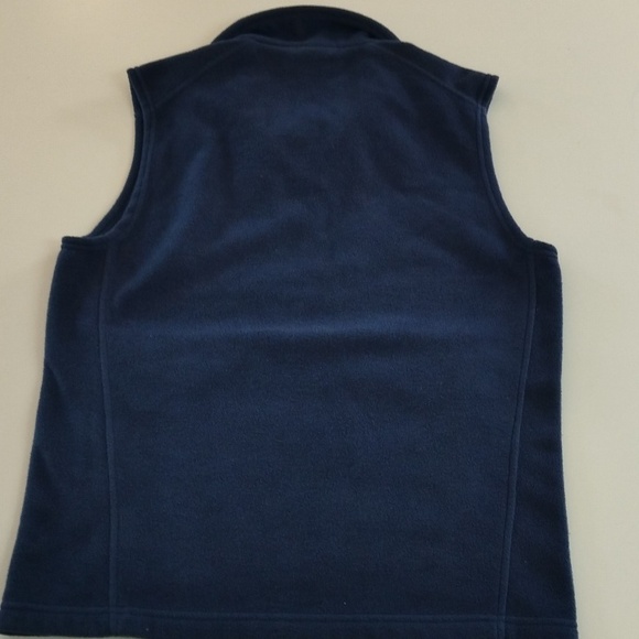 Columbia Mens Steens Mountain Fleece Blue Vest size S - Picture 4 of 4